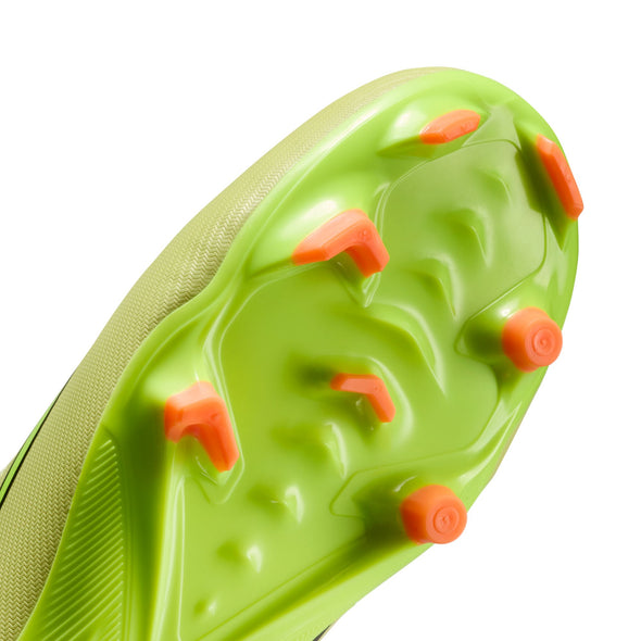 Nike Junior Mercurial Vapor 16 Academy FG Firm Ground Low-Top Soccer Cleats- Limelight/Volt/ Hyper Crimson