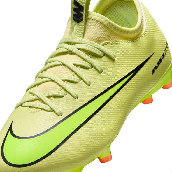 Nike Junior Mercurial Vapor 16 Academy FG Firm Ground Low-Top Soccer Cleats- Limelight/Volt/ Hyper Crimson