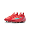 Nike Junior Zoom Mercurial Vapor 10 Academy FG Firm Ground Soccer Cleats -Ember Glow/Aurora Green