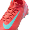 Nike Junior Zoom Mercurial Vapor 10 Academy FG Firm Ground Soccer Cleats -Ember Glow/Aurora Green