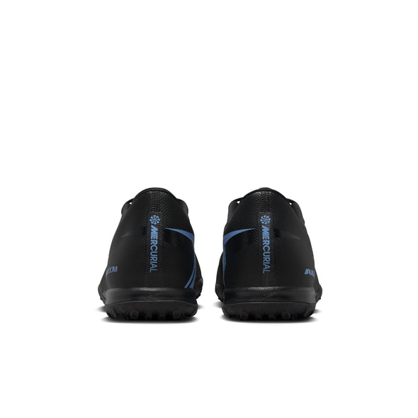 Nike Air Zoom Mercurial Vapor 16 Academy TF Turf Soccer Shoes- Black/Ice Blue