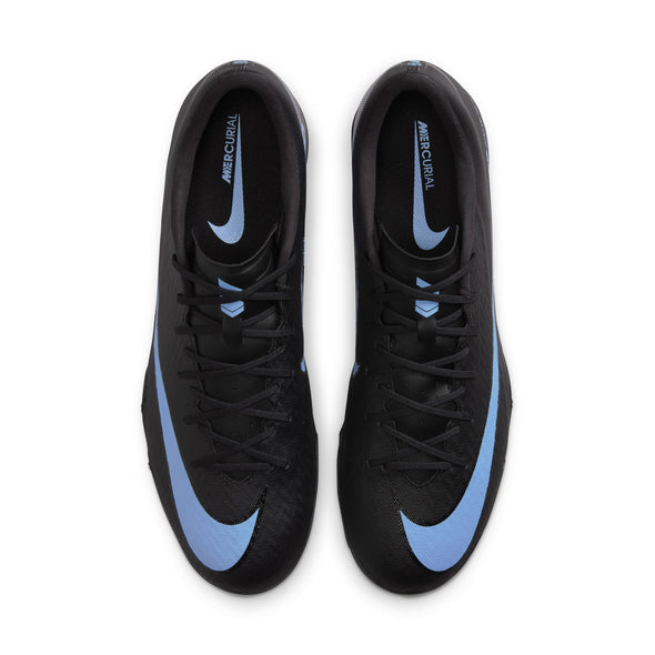 Nike Air Zoom Mercurial Vapor 16 Academy TF Turf Soccer Shoes- Black/Ice Blue