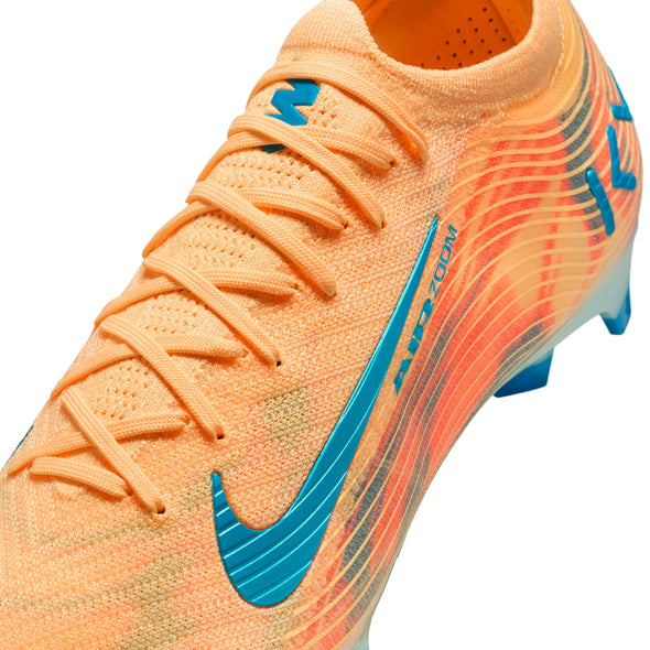 Nike Mercurial Vapor 16 Elite "Kylian Mbappé" FG Firm Ground Soccer Cleats- Melon Tint/Neo Turq/ Igloo