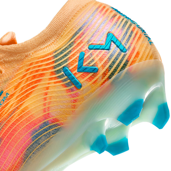 Nike Mercurial Vapor 16 Elite "Kylian Mbappé" FG Firm Ground Soccer Cleats- Melon Tint/Neo Turq/ Igloo