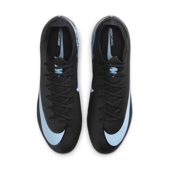 Nike Air Zoom Mercurial Vapor 16 Pro FG Firm Ground Soccer Cleat - Black/Ice Blue
