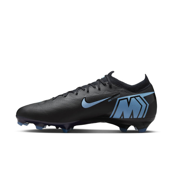 Nike Air Zoom Mercurial Vapor 16 Pro FG Firm Ground Soccer Cleat - Black/Ice Blue