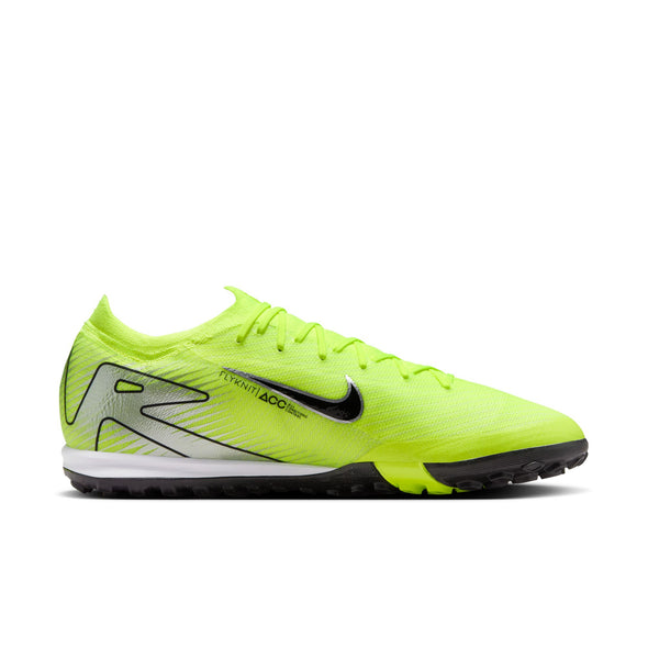 Nike Air Zoom Mercurial Vapor 16 Pro TF Soccer Cleat - Volt/Black