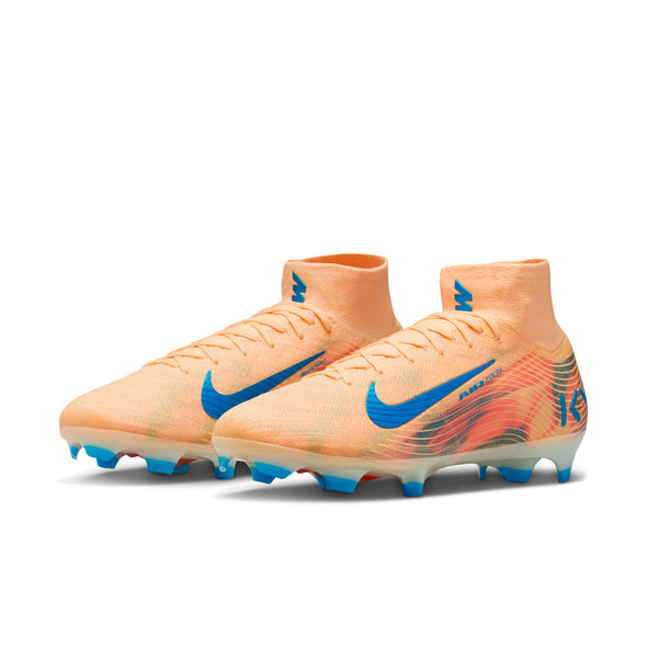 Nike Mercurial Superfly 10 Elite "Kylian Mbappé" FG Firm Ground Soccer Cleats- Melon Tint/Neo Turq/Igloo