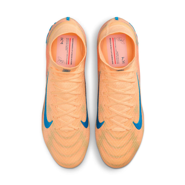Nike Mercurial Superfly 10 Elite "Kylian Mbappé" FG Firm Ground Soccer Cleats- Melon Tint/Neo Turq/Igloo