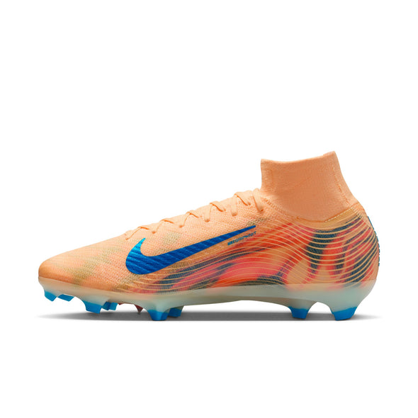 Nike Mercurial Superfly 10 Elite "Kylian Mbappé" FG Firm Ground Soccer Cleats- Melon Tint/Neo Turq/Igloo