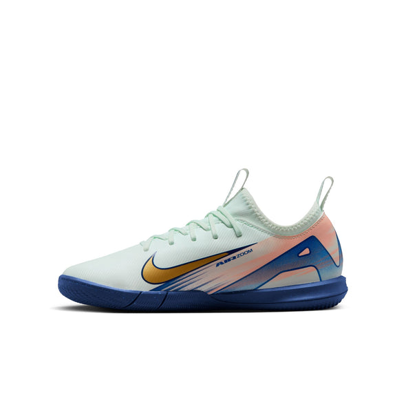 Nike Junior Mercurial Vapor 16 Academy Mercurial Dream Speed IN Indoor Soccer Shoes- Barely Green/Metallic Gold Coin