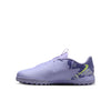 Nike United Junior Phantom GX 2 Academy TF Turf Soccer Cleats- Purple Agate/Barely Volt