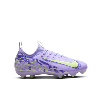 Nike United Junior Mercurial Vapor 16 Academy FG Firm Ground Soccer Cleats -Purple Agate/Barely Volt