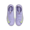 Nike United Jr. Mercurial Vapor 16 Academy TF Turf Soccer Cleats -Purple Agate/Barely Volt