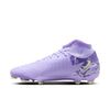 Nike United Phantom Luna 2 Academy FG Firm Ground Soccer Cleats-Purple Agate/Barely Volt