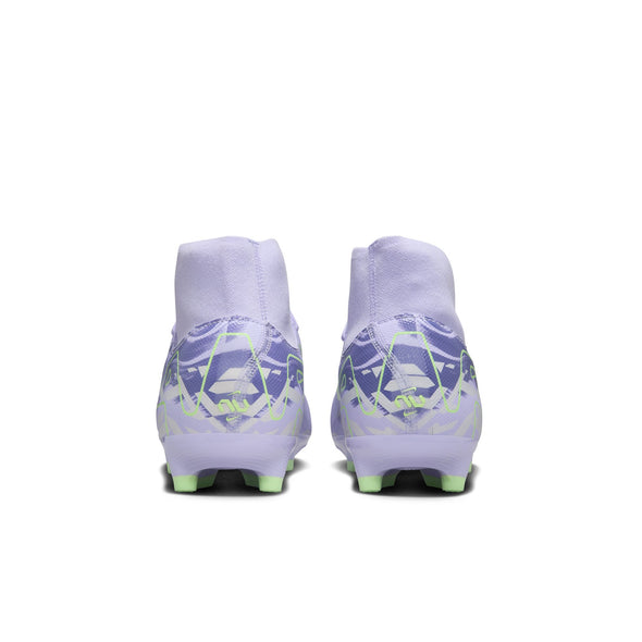 Nike United Mercurial Superfly 10 Academy FG Firm Ground Soccer Cleats-Purple Agate/Barely Volt