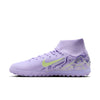 Nike United Mercurial Superfly 10 Academy TF Turf Soccer Cleats-Purple Agate/Barely Volt