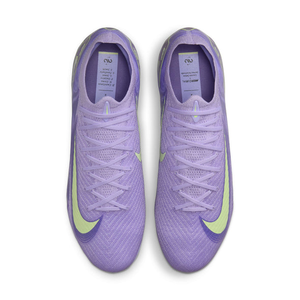 Nike Mercurial Vapor 16 Elite FG Firm Ground Soccer Cleat -Purple Agate/Barely Volt