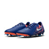 Nike Phantom GX 2 Academy "Erling Haaland" FG Firm Ground Low-Top Soccer Cleats-Blue Void/Chrome