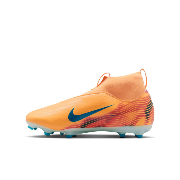 Nike Junior Zoom Mercurial Superfly 10 Academy "Kylian Mbappé" Academy FG Firm Ground Soccer Cleats- Melon Tint/Neo Turq/Igloo