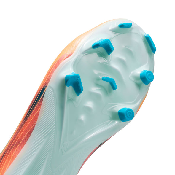 Nike Junior Zoom Mercurial Superfly 10 Academy "Kylian Mbappé" Academy FG Firm Ground Soccer Cleats- Melon Tint/Neo Turq/Igloo