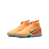 Nike Junior Zoom Mercurial Superfly 10 Academy "Kylian Mbappé" Academy TF Turf Soccer Cleats- Melon Tint/Neo Turq/Igloo