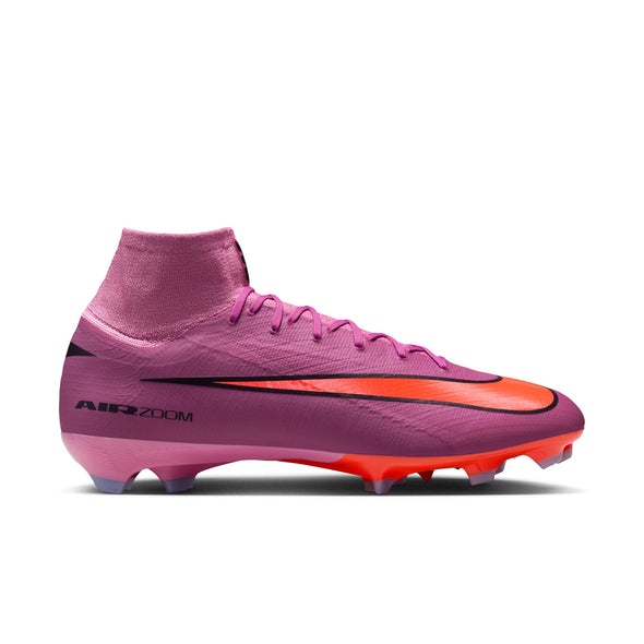 Nike Mercurial Superfly 10 Pro FG Firm Ground Soccer Cleats- Magic Flamingo/Black-Total Crimson