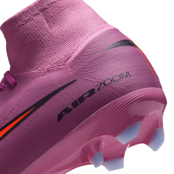 Nike Mercurial Superfly 10 Pro FG Firm Ground Soccer Cleats- Magic Flamingo/Black-Total Crimson