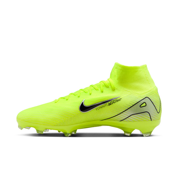 Nike Mercurial Superfly 10 Pro FG Soccer Cleats- Volt/Black