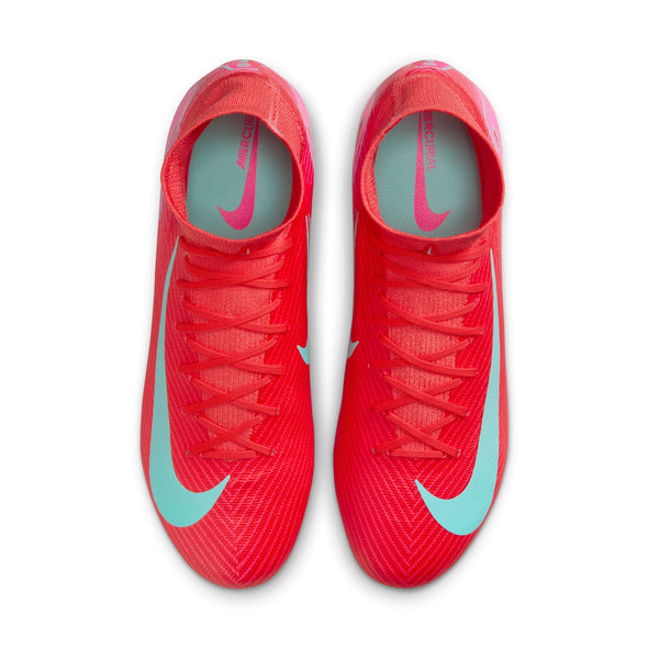 Nike Air Zoom Mercurial Superfly 10 Pro FG Firm Ground Soccer Cleat -  Ember Glow/ Aurora Green