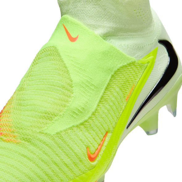 Nike Phantom 6 High Elite FG Firm Ground Soccer Cleats - Hyper Crimson/Black/ Limelight