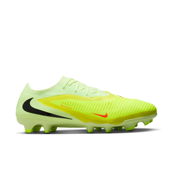 Nike Phantom 6 Low Pro FG Firm-Ground Soccer Cleats - Hyper Crimson/Black/ Limelight