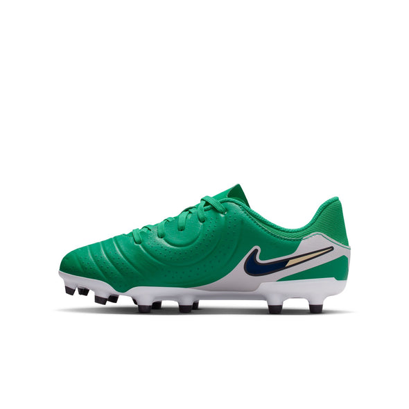 Nike Junior Tiempo Legend 10 Academy FG Firm Ground Soccer Cleat -Stadium Green/Dark Obsidian