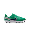 Nike Junior Tiempo Legend 10 Academy FG Firm Ground Soccer Cleat -Stadium Green/Dark Obsidian