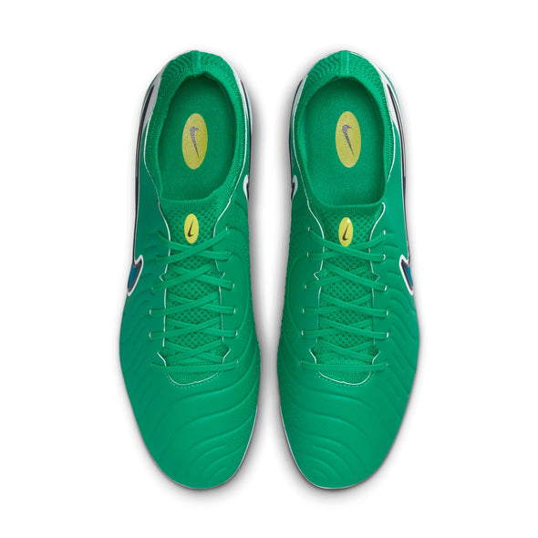 Nike Tiempo Legend 10 Elite FG Firm Ground Soccer Cleat - Stadium Green/Dark Obsidian