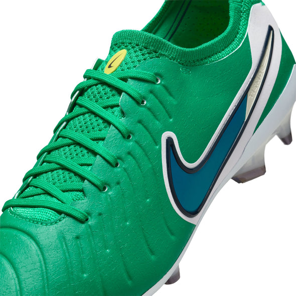 Nike Tiempo Legend 10 Elite FG Firm Ground Soccer Cleat - Stadium Green/Dark Obsidian