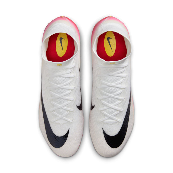 Nike Air Zoom Mercurial Superfly 10 Elite FG Firm Ground Soccer Cleat -University Red/Dark Obsidian