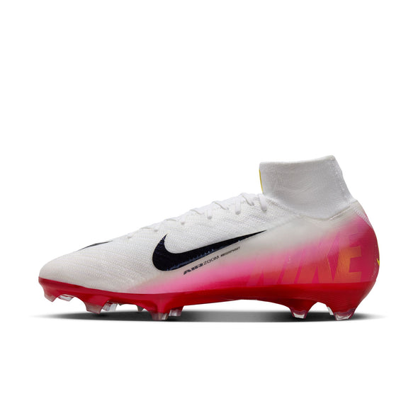 Nike Air Zoom Mercurial Superfly 10 Elite FG Firm Ground Soccer Cleat -University Red/Dark Obsidian