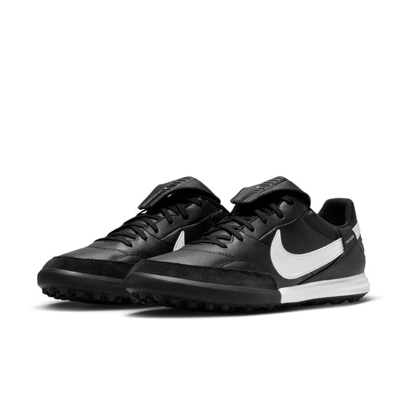 The Nike Premier 3 TF Artificial Turf Soccer Cleats - Black/White