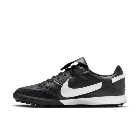 The Nike Premier 3 TF Artificial Turf Soccer Cleats - Black/White