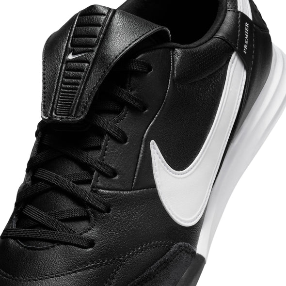 The Nike Premier 3 TF Artificial Turf Soccer Cleats - Black/White