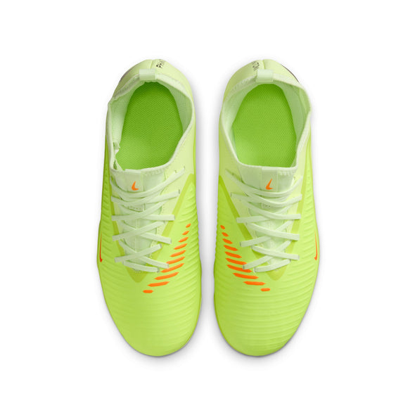 Nike Junior Phantom 6 Low Academy FG Firm Ground Soccer Cleats- Hyper Crimson/Black/ Life Lime