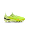 Nike Junior Phantom 6 Low Academy FG Firm Ground Soccer Cleats- Hyper Crimson/Black/ Life Lime