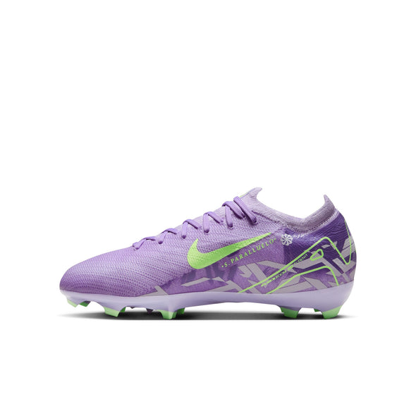 Nike United Jr. Mercurial Vapor 16 Pro FG Firm Ground Soccer Cleat- Purple Agate/Barely Volt