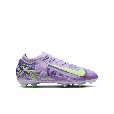 Nike United Jr. Mercurial Vapor 16 Pro FG Firm Ground Soccer Cleat- Purple Agate/Barely Volt