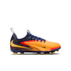 Nike Junior Phantom 6 Low Academy Erling Haaland FG Firm Ground Soccer Cleats - Laser Orange/Lemon Venom/Blue Void