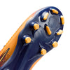 Nike Junior Phantom 6 Low Academy Erling Haaland FG Firm Ground Soccer Cleats - Laser Orange/Lemon Venom/Blue Void
