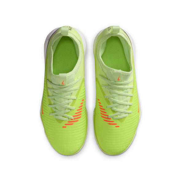 Nike Junior Phantom 6 Low Academy TF Turf Soccer Cleats- Hyper Crimson/Black/ Life Lime