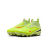 Nike Junior Phantom 6 High Academy FG Firm Ground Soccer Cleats- Hyper Crimson/Black/Limelight