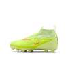 Nike Junior Phantom 6 High Academy FG Firm Ground Soccer Cleats- Hyper Crimson/Black/Limelight